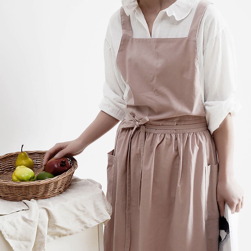 Home Cooking Japanese - Grembiule da donna in cotone e
