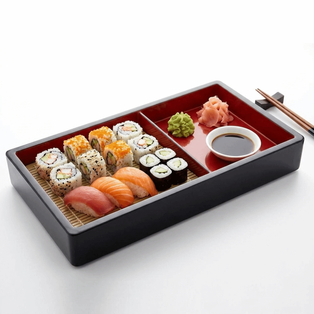 Sushi Mat Bamboo - Piatto Multiuso per Noodle Freddi con