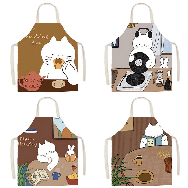 Grembiule con stampa di gatti  - Home Cooking For Cats recensione e prezzo