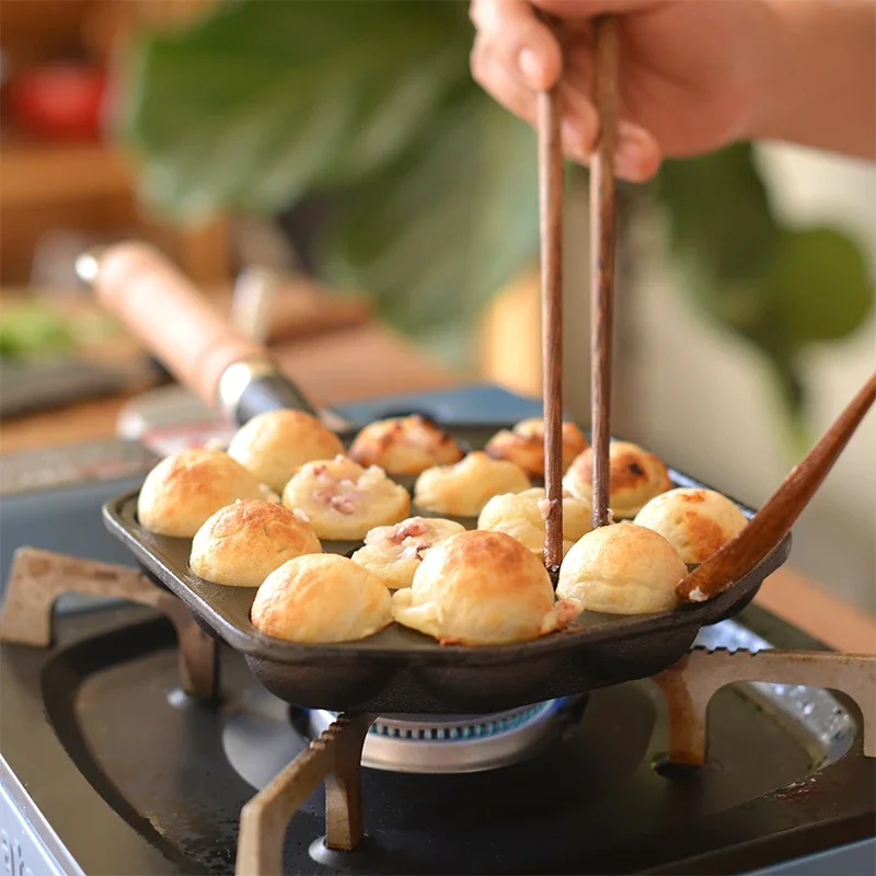 12/14 cavità Takoyaki Pan Tako - Takoyaki Pan Cast recensione e prezzo
