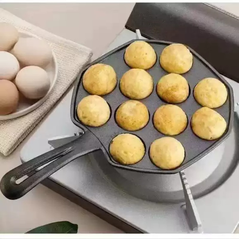 Padella in Ghisa Antiaderente  - Takoyaki Pan Cast recensione e prezzo