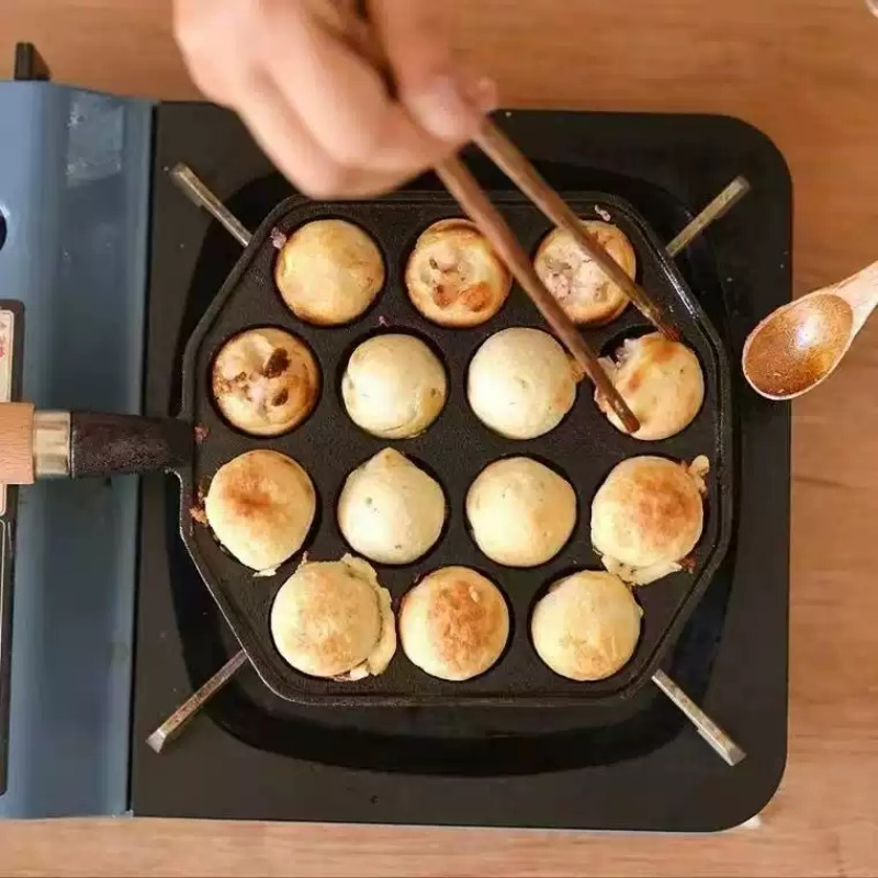 Padella in Ghisa Antiaderente  - Takoyaki Pan Cast recensione e prezzo