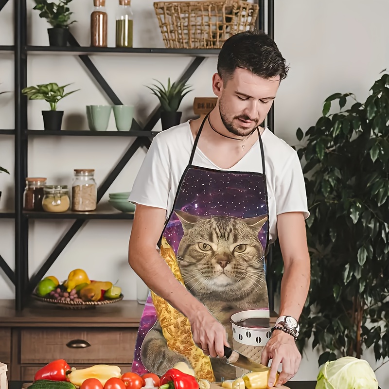 Grembiule da cucina con stampa - Home Cooking For Cats recensione e prezzo