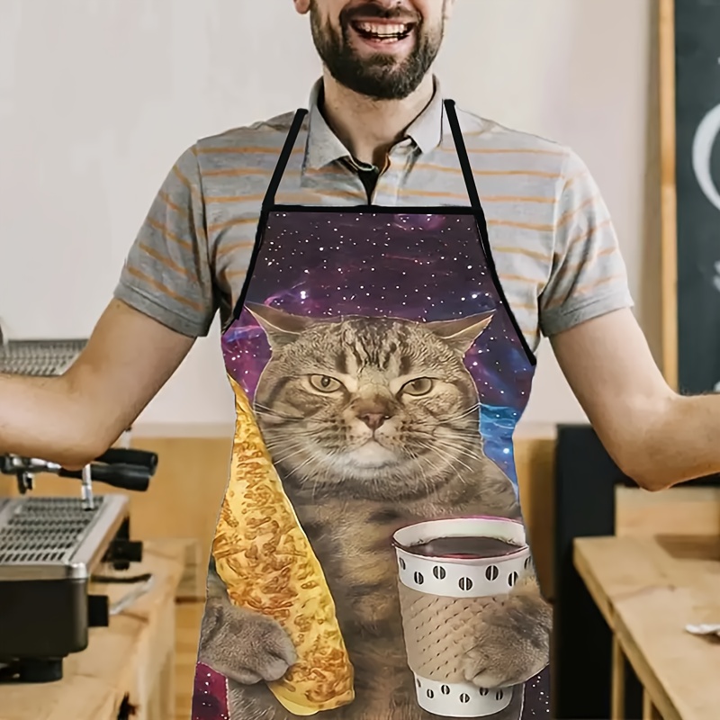 Grembiule da cucina con stampa - Home Cooking For Cats recensione e prezzo