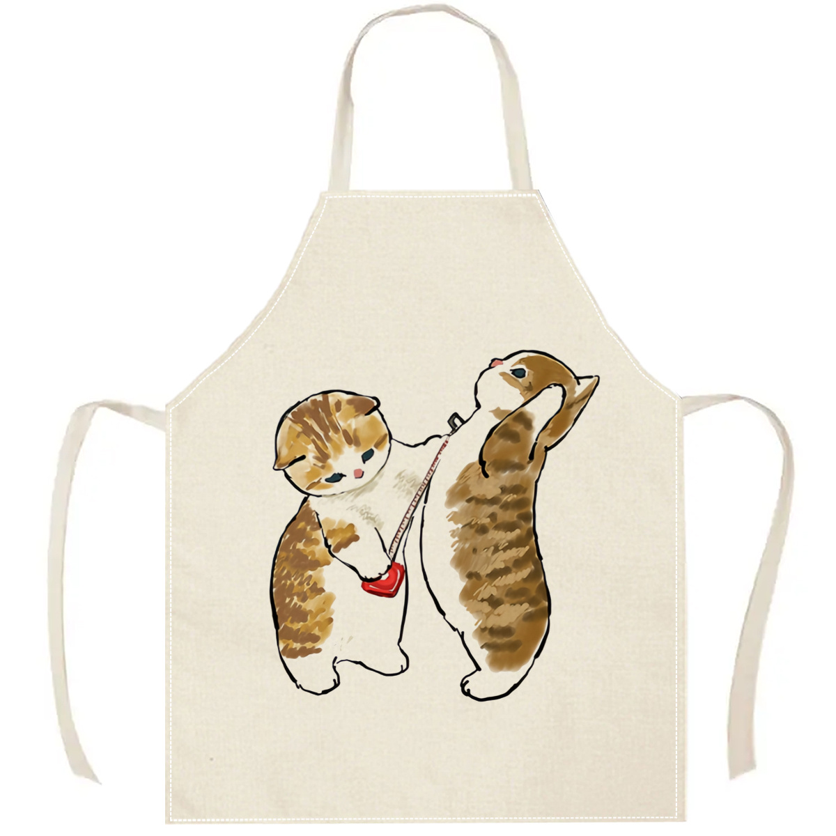 Grembiule in lino con simpatic - Home Cooking For Cats recensione e prezzo