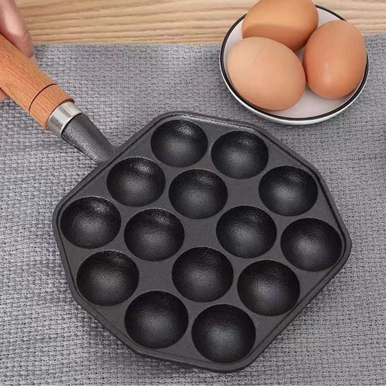 Takoyaki Grill Pan Facile da p - Takoyaki Pan Cast recensione e prezzo