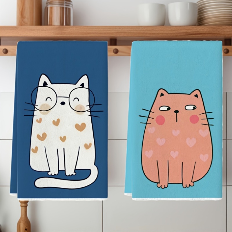 Set di 6 strofinacci da cucina - Home Cooking For Cats recensione e prezzo