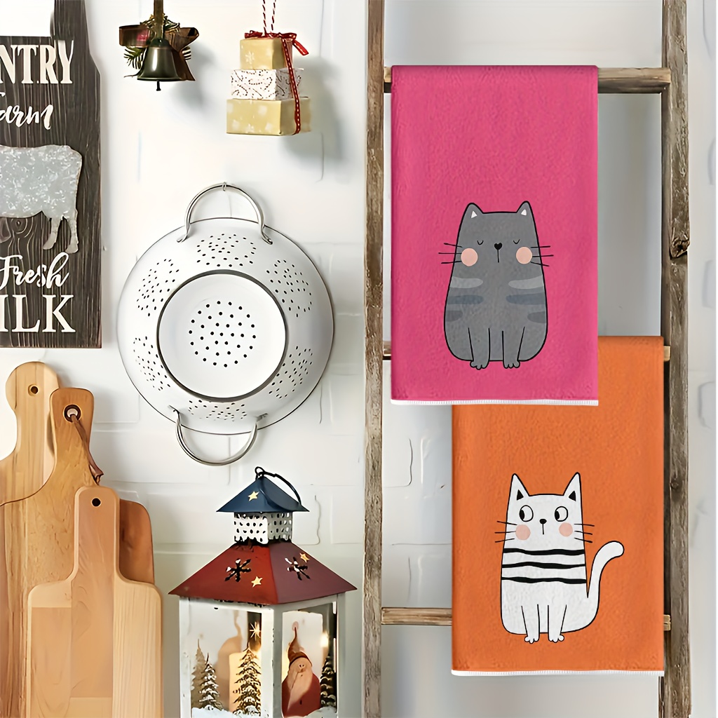 Set di 6 strofinacci da cucina - Home Cooking For Cats recensione e prezzo