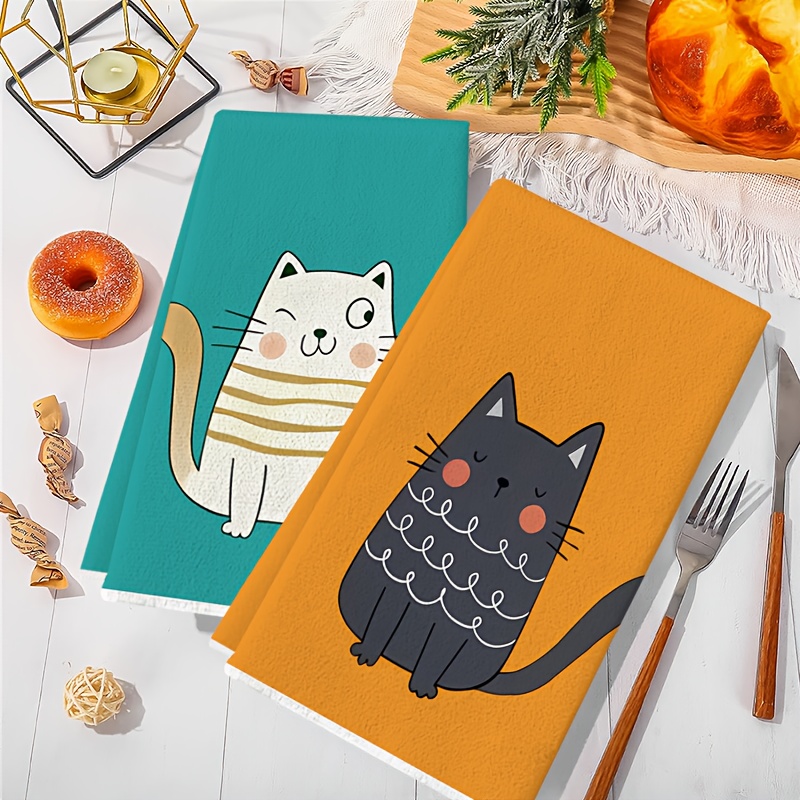 Set di 6 strofinacci da cucina - Home Cooking For Cats recensione e prezzo