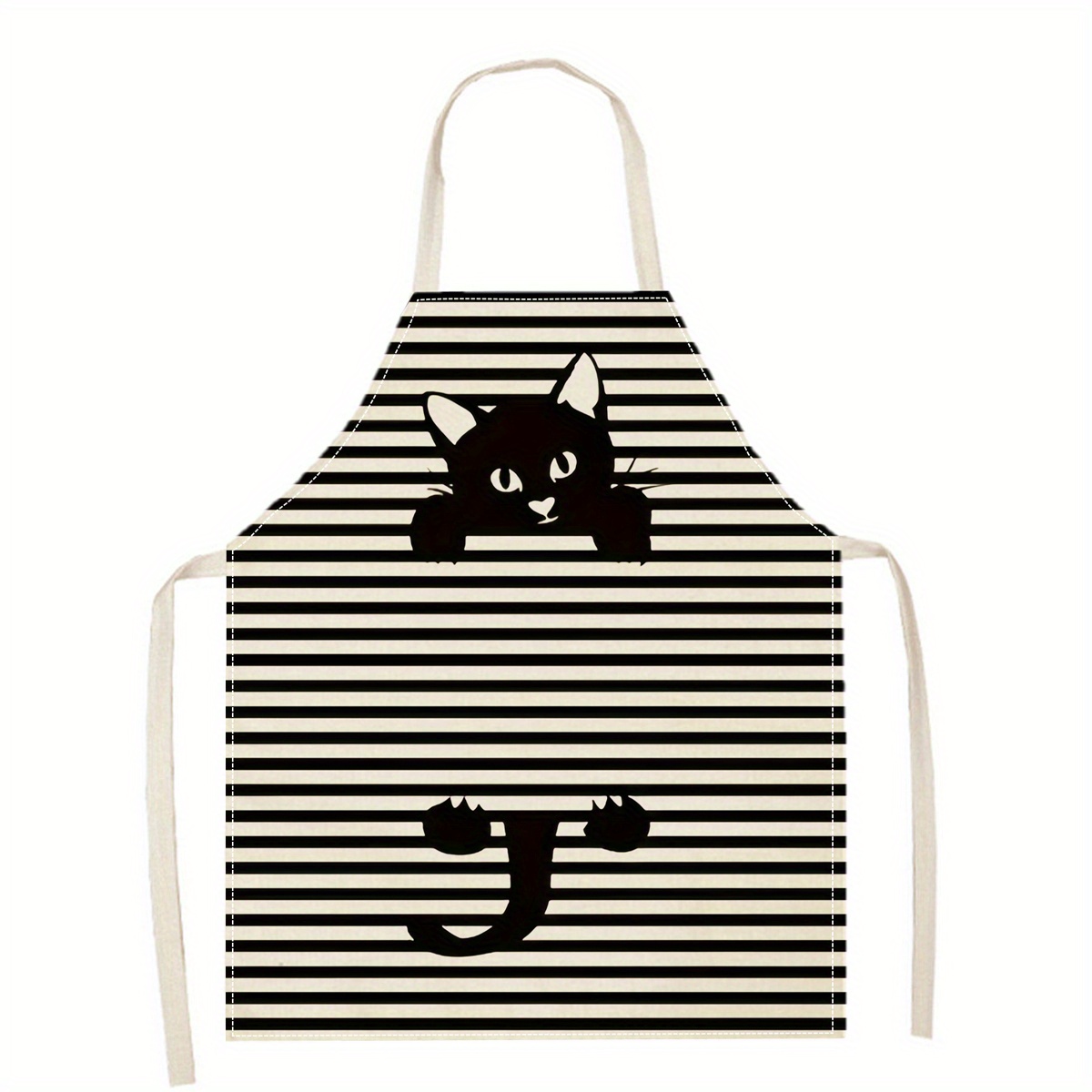 Grembiule in Lino con Stampa D - Home Cooking For Cats recensione e prezzo