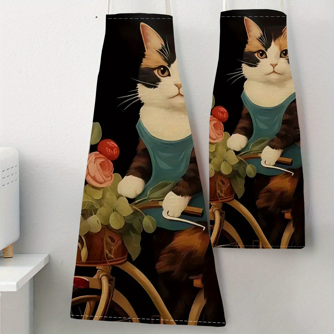 Grembiule in Lino con Stampa D - Home Cooking For Cats recensione e prezzo