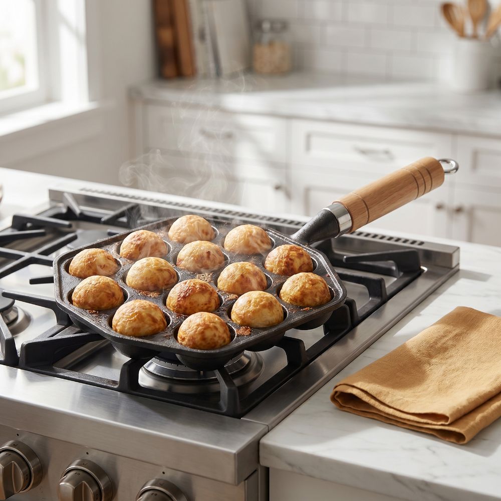 Piastra per Takoyaki in Ghisa  - Takoyaki Pan Cast recensione e prezzo